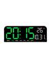 For Cooking For Exercise Digital Wall Clock Automatic Brightness Dimmer Date And Week Display Dual Alarm Function
