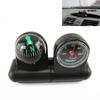 Universal Van Truck Trailer 2 In 1 Removable Car Compass And Thermometer Black