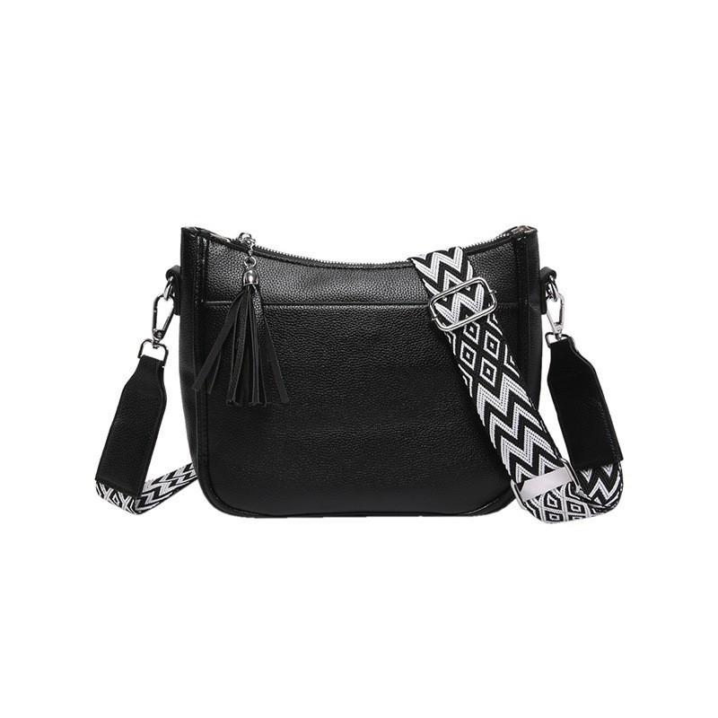 High-end Work Commuting Women s Bag Niche Fashionable Crossbody Square Temperament Shoulder чёрный