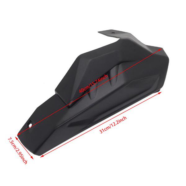 1 Pair Black ABS Rear Rack Fender Cover for Can Am ATV