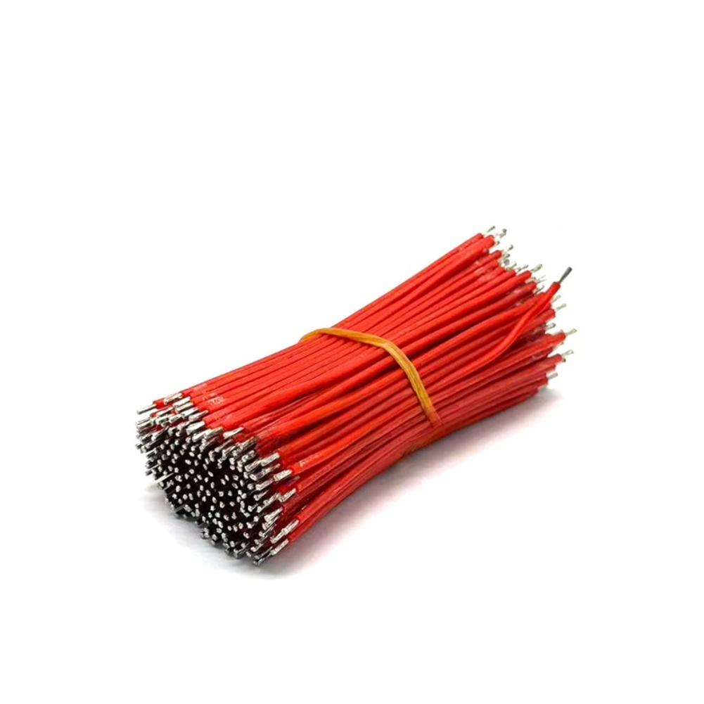 

200pcs Tin-Plated Breadboard PCB Solder Cable For Jumper Cable Wire Two Ends PVC Electronic Connector Wire
