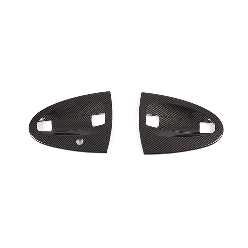 Car Door Handle Decoration Bowl Cover Carbon Fiber Shell For Mercedes Benz Smart 451 453 Fortwo Forfour Car Exterior