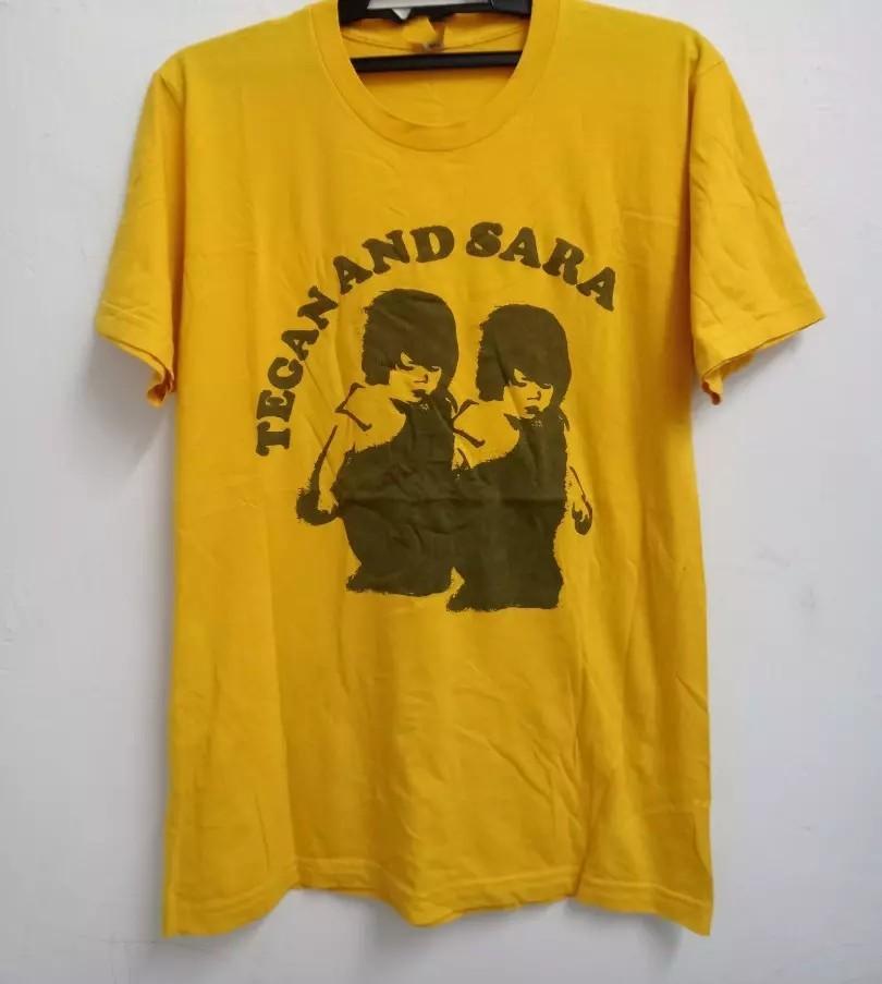 Tegan and Sara alternative duo band Yellow All Size S-5XL Shirt K666 XXL