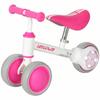 Balance Bike for Kids 1-2 Years, Toddler Bike with Adjustable Seat and Lighting Rear Wheels for Boys and Girls, Pink