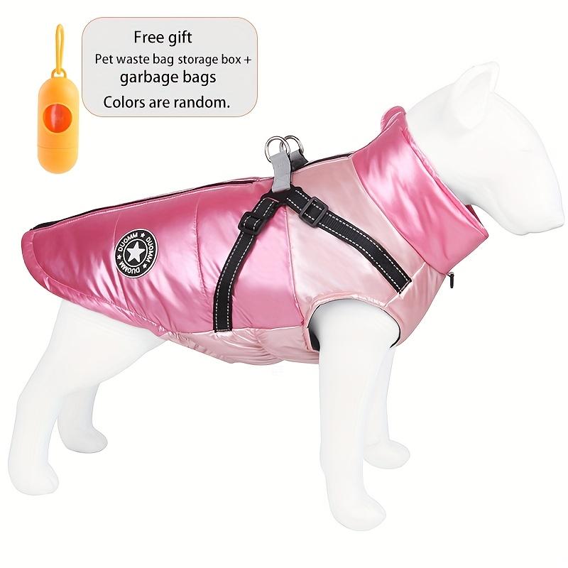 Winter Dog Clothes Warm Coat Outdoor Waterproof and Windproof Cold-proof and Warm/easy To Wear/reflective At Night for S/M Dogs