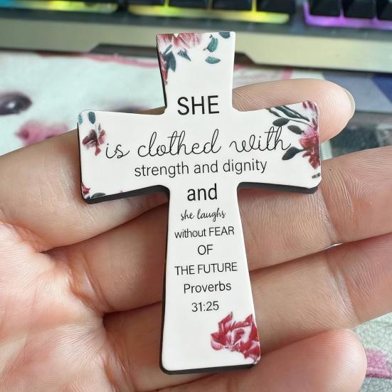 Magnetic Bookmarks Religious Floral Book Page Holder for Bible And Book Reading Companion Gift for Students Teachers Faith Friends