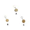 Wood Keychain Hanging Engraving Key Chain Shaped Hand-painted Accessory Jewelry Handmade Blank Round Keyring Making