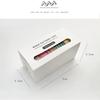 6 Rollen/Box Kawaii Handbuch DIY Karomuster Washi Tape Masking Tape Papier Geschenk Dekorationsmaterial 6 Farben in einer Box 5 Meter pro Rolle