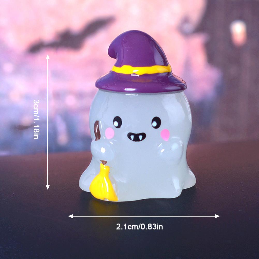 1PC Halloween Night Light Wizard Ghost Cute Witch Pumpkin Creative Night Light Ornament