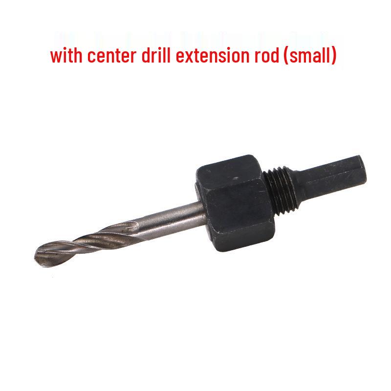 Woodworking Hole Saw Kit with Connecting Rod and Fixing Washer