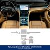 Pellicola Protettiva in TPU per Jeep Grand Cherokee WL 2021-2024 Interni Anti-Graffio Autorigenerante Adesivo Trasparente