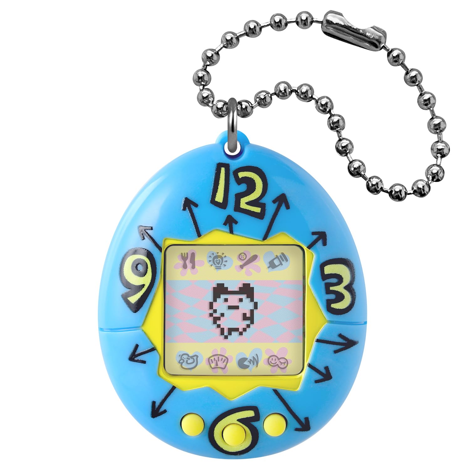 BANDAI Pôvodné Tamagotchi Prvá generácia Modré Virtuálne zvieratko Ručná hračka Vek 6+ modrá