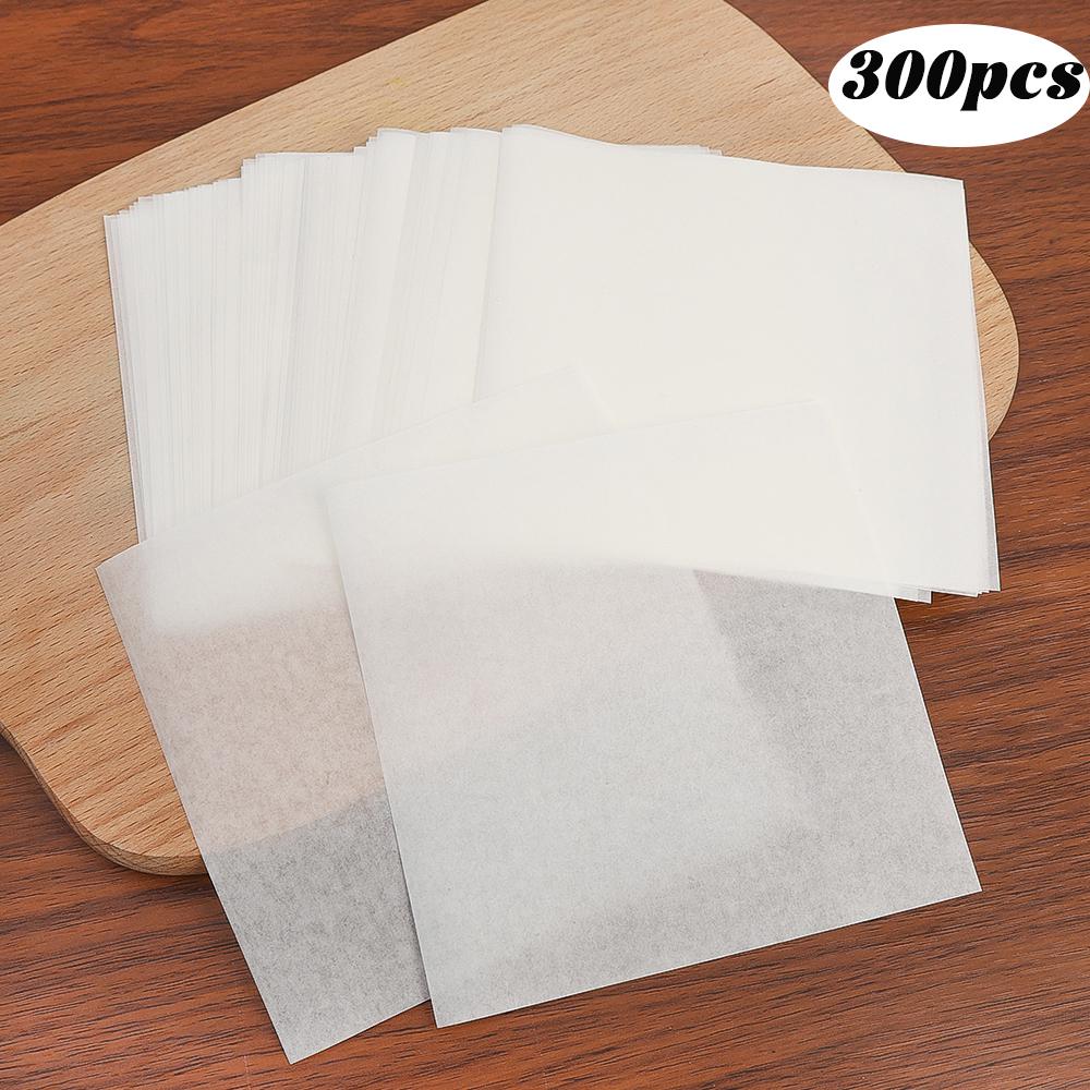 

300 шт. Бумага для котлет для гамбургеров, круглая вощеная бумага, квадратный лист пергаментной бумаги для бургеров, пресс для выпечки, тортов, выпечка отдельно 11CM