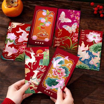 2026 Hong Kong High-End Lucky Red Envelopes: National Tide Style Lai See