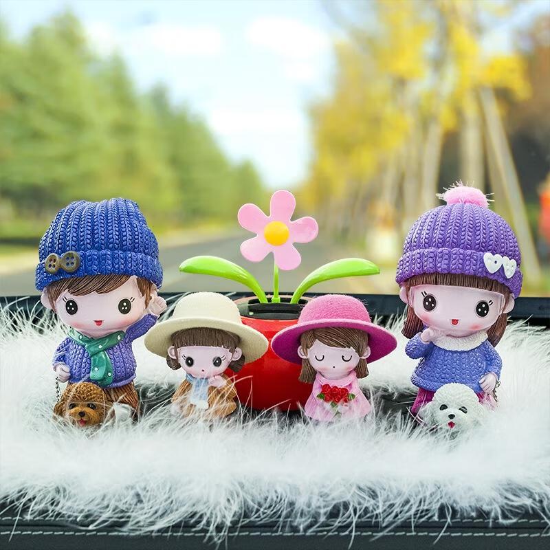 Car Dashboard Ornaments Set