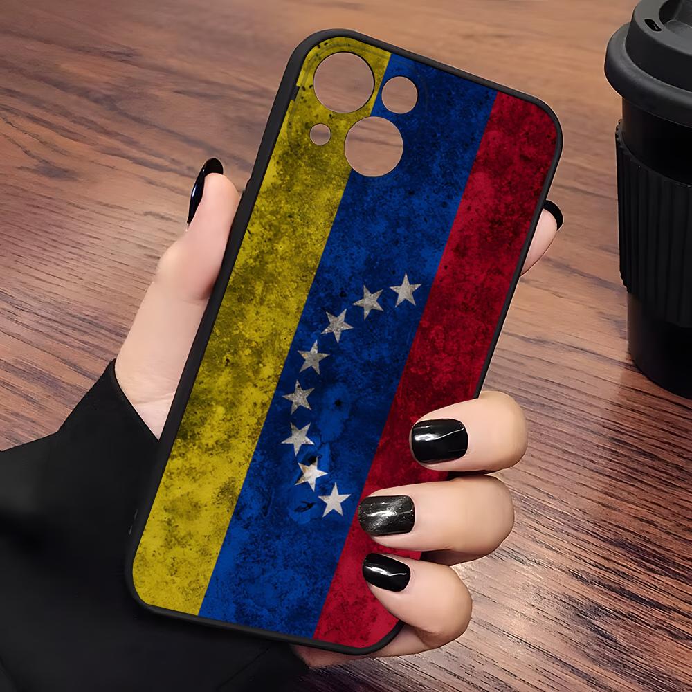 Flag Of Venezuela Phone Case Matte Transparent For Iphone 16 15 Max 14 13 Mini 12 Pro 7 8 11 XR Xs X Plus Back Cover