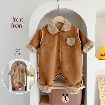 Wendbare Warme Herbst/Winter Baby Strampler für Trendige 0-2 Jährige - Gemütliche Oberbekleidung für Jungen und Mädchen