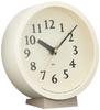 Lemnos m clock MK14-04 IV radio-controlled table clock, ivory