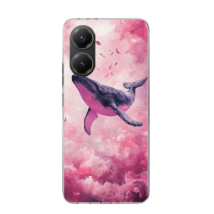 Humpback Whale Sea Giant Phone Case For Xiaomi Poco X7 X6 X5 Pro F7 Ultra Redmi 15C 15 13 13C 12 12C 10 10A 10C 9 9A 9C 9T Cover