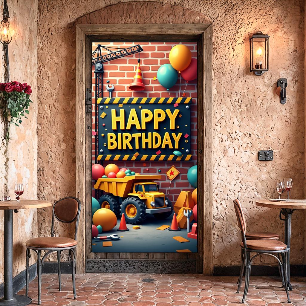 Photography Wall Banner Lightweight Background Supplie Photography Backdrop Customizable Birthday Backdrop for Celebration Event