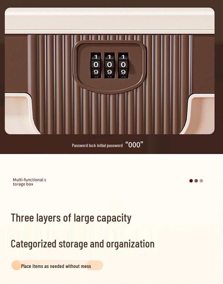 In-Stock Multi-functional Large Capacity Dustproof Document Organization Storage Box