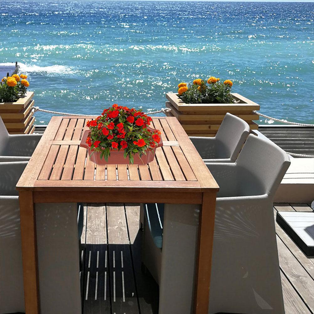 10 Pcs Flowerpot Large Bonsai Plastic Tree Indoor Plant Houseplants Potted Pots Outdoor Office