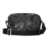 Gucci Camouflage Marble Pattern GG Print Canvas Mini Shoulder Bag Men Bags Black Gray 855344-FAFH9-8445