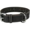 Leather Collar - TRIXIE - Heartbeat - 47-55 Cm - 40 Mm - Black