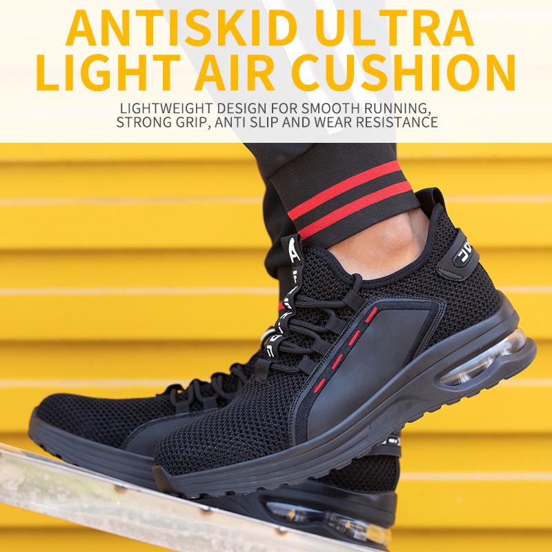 Men's Breathable Summer Work Shoes – Lightweight, Anti-Smash, Anti-Puncture, Wear-Resistant, Non-Slip Safety Footwear