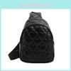 Childrens Candy Color Heart Embroidered Chest Bag With Breathable Pu For Daily Use