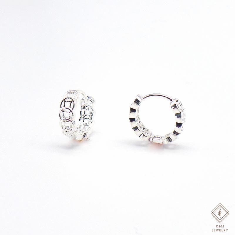 

Серьги-шармы, очаровательные серьги-подвески для монет из нержавеющей стали для женщин, гипоаллергенные