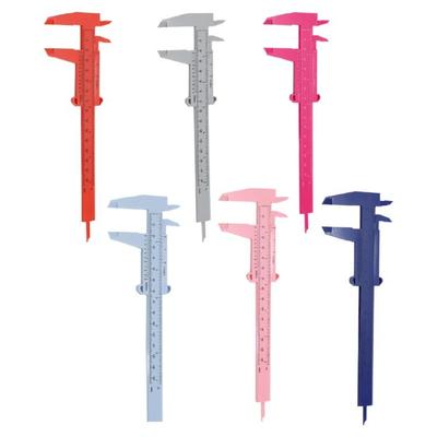 6 Pcs 150mm Vernier Caliper Easy To Use Multifunctional Caliper with Double Scale for Carpentry
