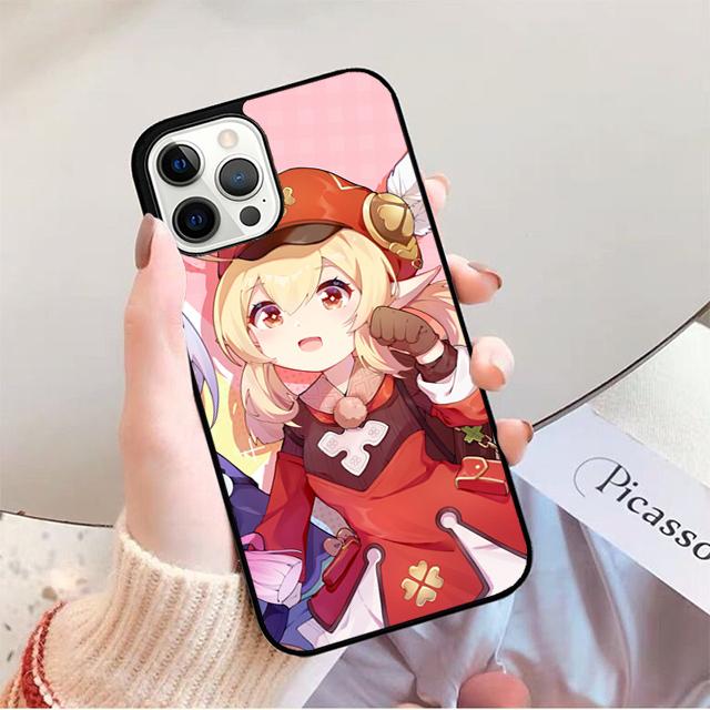 Genshin Impact Qiqi Phone Case For iPhone 17 Air 16 15 14 13 12 Pro Max Plus Max Cover Shell coque
