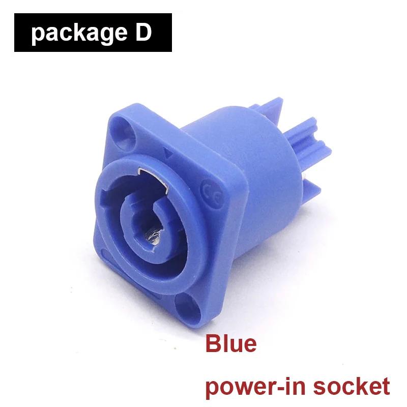 3PIN AC Powercom Connector Male Plug NAC3FCA NAC3FCB AC Cable 20A 250V Power Plug Adapter For Stage Light LED Screen