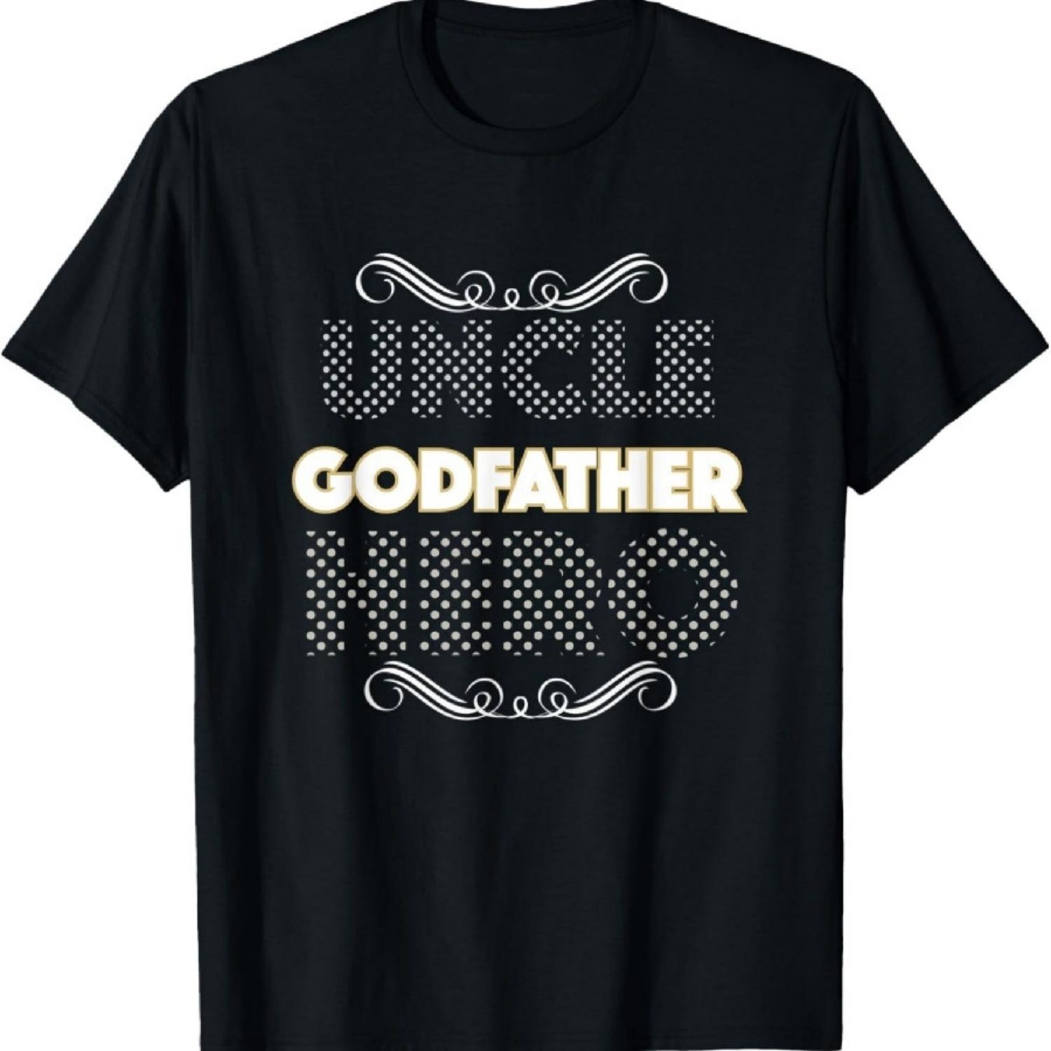 Uncle Godfather Hero - Awesome Godfather Hero Family T-Shirt S