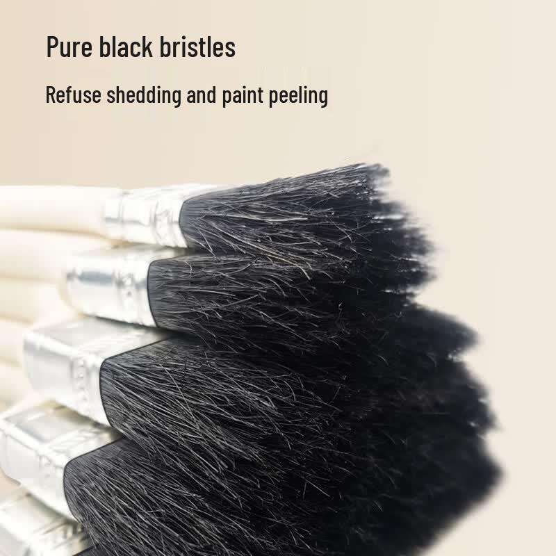 JNL Wooden Handle Bristle Paint Brush