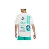 Nike Printing Basketball Sports Round Neck Short Sleeve White Men's DJ1577-901