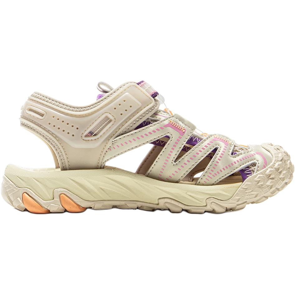 Li Ning Kids Outdoor Comfortable Sandals Kids Sandals Oatmeal-Gray YKEV028-4