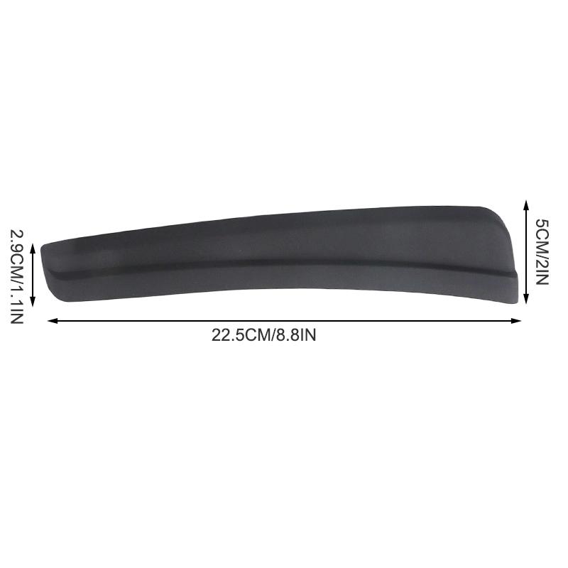 GJ5Z-78018A17-AB GJ5Z-78018A16-AB Front Windshield Molding Cowl End Seals For Ford Escape 2017 2018  Left Right Side Black
