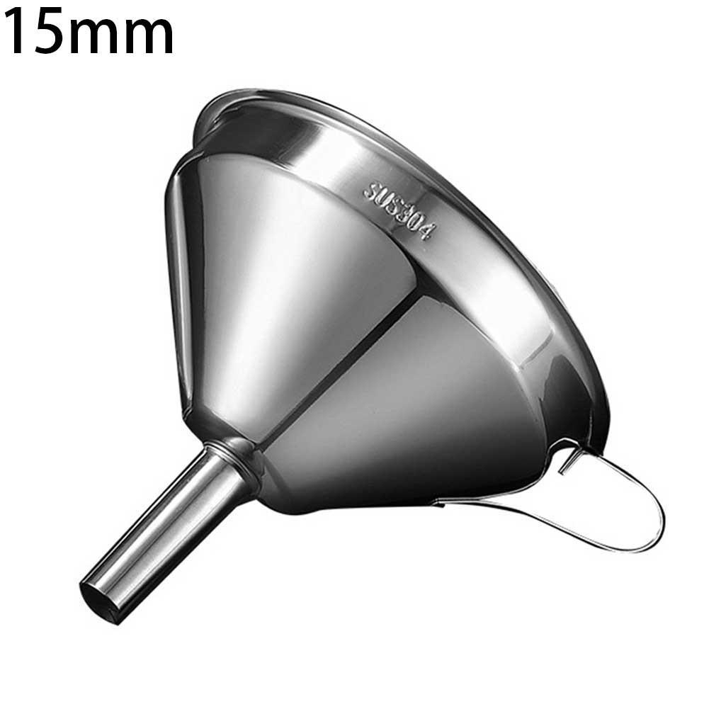 Funnel Liquid Dispenser Silver Spill Tool Stainless Steel
