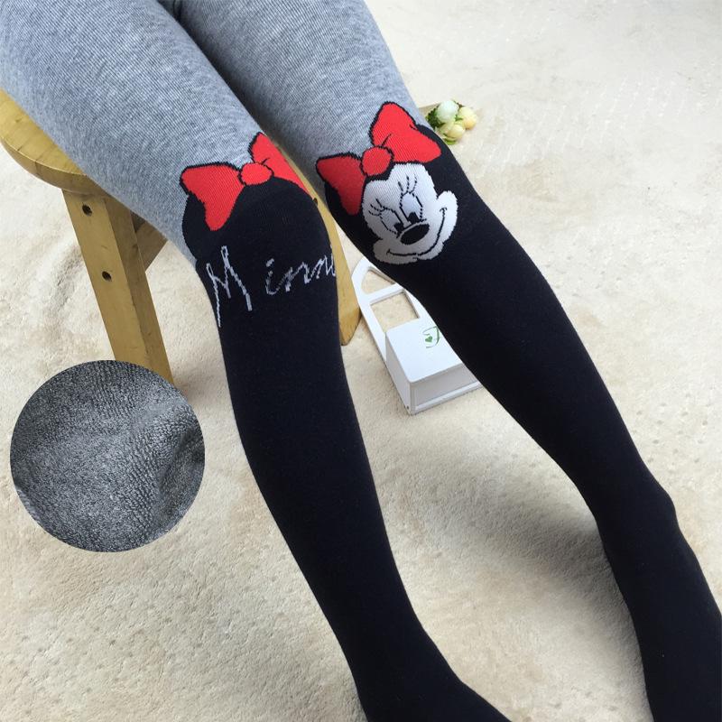 Girls' Thickened Terry Cotton Leggings: Autumn & Winter Pantyhose for Ages 3-7