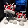 Guochao Lion Dancing Hat Women's Winter Zodiac Dragon Head Hat New Year's Gift Festive Warm Plush Ear Protection Hat Year of the Dragon Hat