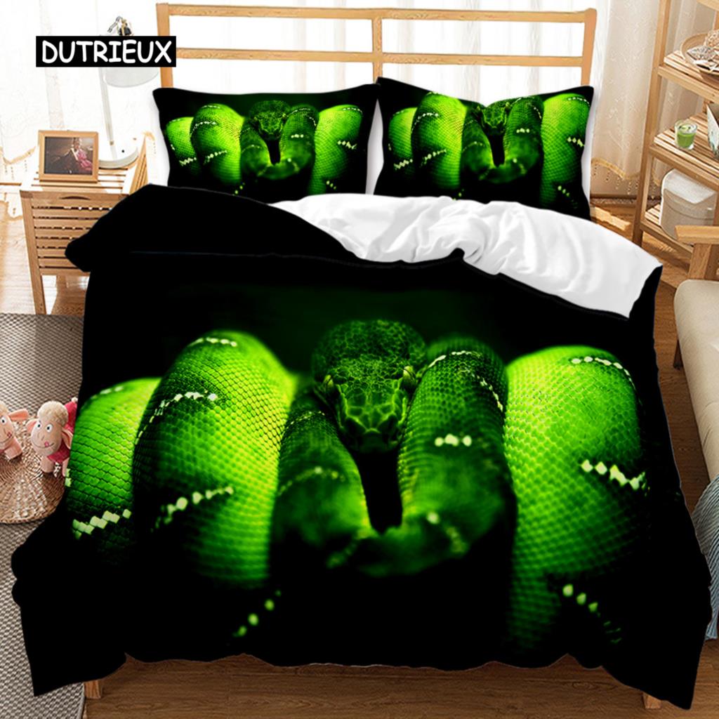 Snake Bedding Set Duvet Cover Set 3d Bedding Digital Printing Bed Linen Queen Size Bedding Set Fashion Design
