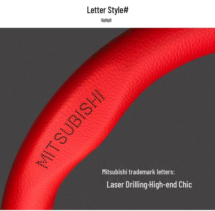 Κάλυμμα Τιμονιού από Σουέτ Δέρμα για Mitsubishi: Outlander, ASX, Eclipse, Pajero Sport, Lancer