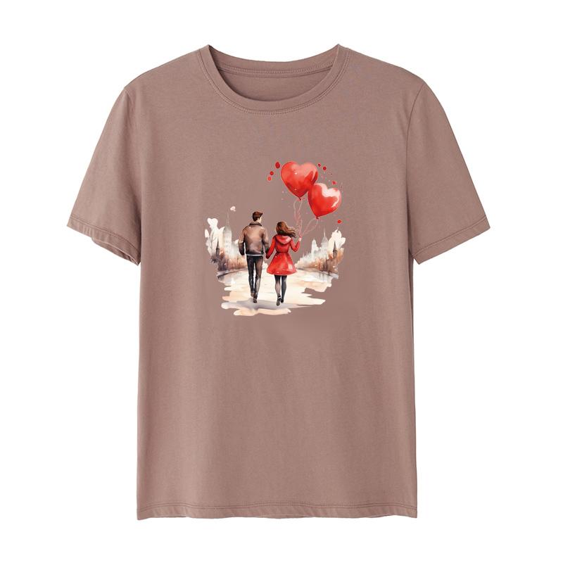 Patch On Clothes Lovers Romantic Balloon Parches Ropa Hoodies Diy Clothes Stickers Heat Press Appliqued T-Shirt Valentine Patch