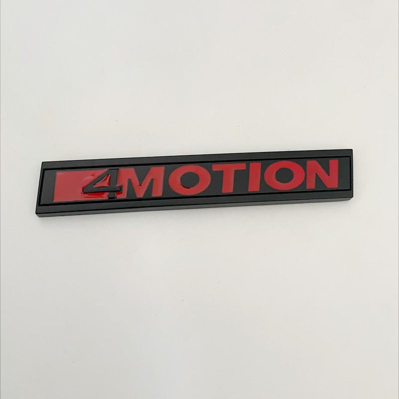 AABIN1 3D Metal 4 Motion Logo 4motion Emblem Car Trunk Badge For Volkswagen CC T5 Golf 4 Passat B6 Tiguan 4MOTION Sticker Accessories