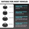 4 Port Manual Brake Fluid Changer with Waste Oil Pot Adapter Wrench 3L Automotive Brake Oil Replacement Tool Pressure Pumping