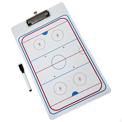 Tablero de entrenamiento de hockey Estrategia Táctica Portapapeles con marcador Demostración del plan de juego de fútbol