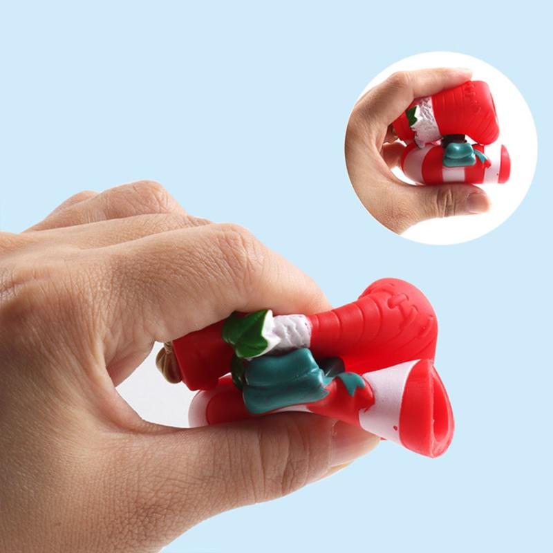 Festival Finger Puppets Toys Small Christmas Finger Hood Kids Toys Novelty Vinyl Festival Gifts