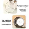 Non-slip Bottom Insulated Ramen Bowl Double-layer Noodle Bowl with Drain Basket  Cooking
